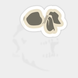 Ghost Skull Sticker